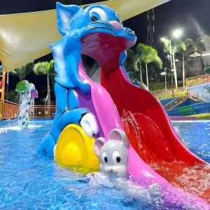 Easy Installation Water Play Fountain and Interactive Pool for All Ages Water