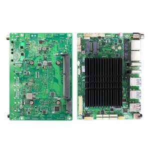 16GB DDR4 Memory x86 Mini Computer Fanless ITX Motherboard with 6 RS232 COM and