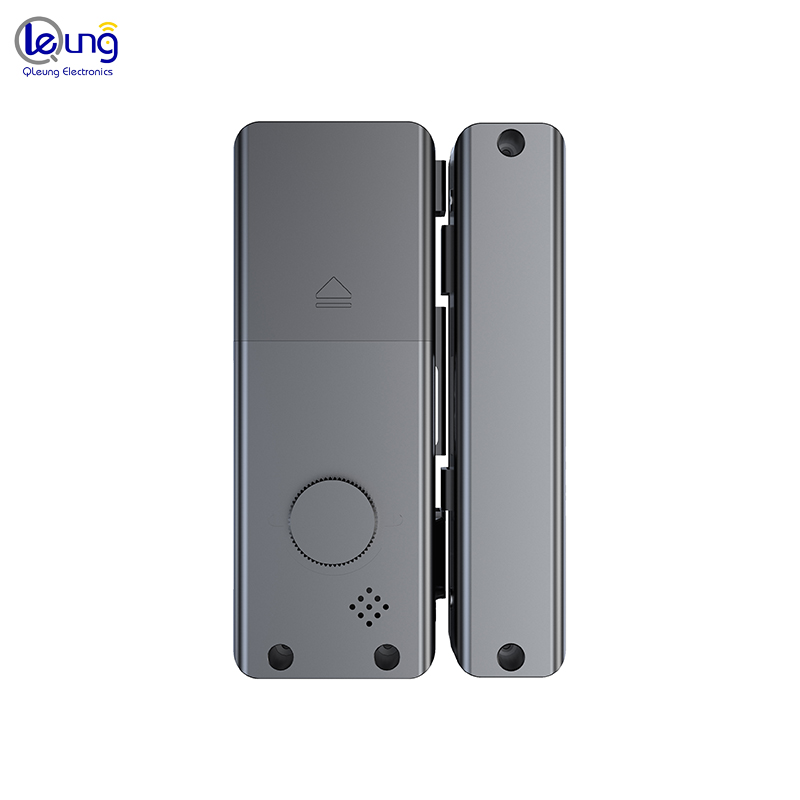 Black Glass Digital Door Lock with Smart Tuya Wifi and Security Fingerprint