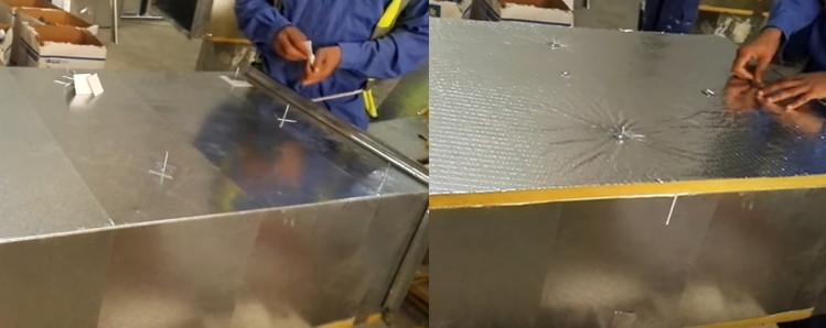 Galvanized Steel Self Adhesive Insulation Pins To Secure Rockwool Insulation