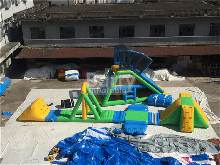 Huge Aquapark Blow Up Water Park For Pool / Inflatable Water Fun