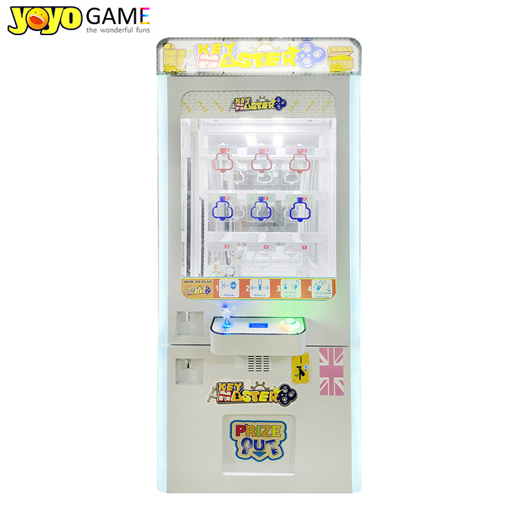 Mini Key Master Prize Vending Machine Newest Design Push Win Gift Game Machine 9 Hole