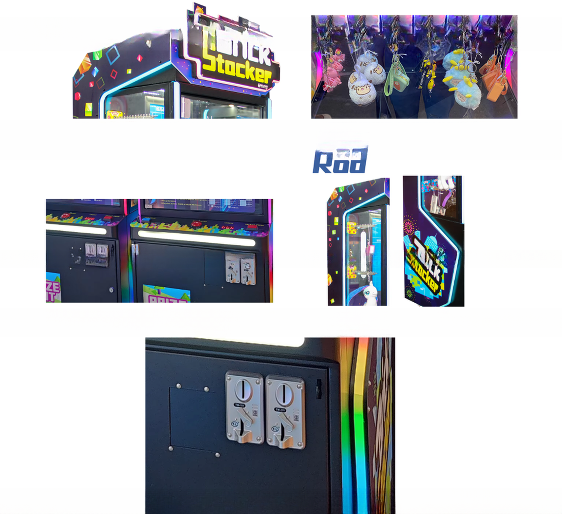 Customized Coin Operated Vending Game Machine For Fun City OEM Welcomed
