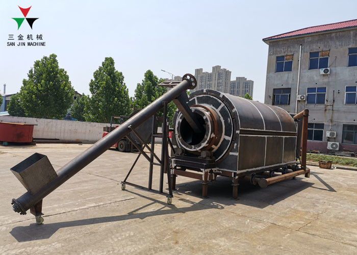9m3 Rotary Type Charcoal Carbonization Machine 800kg/H