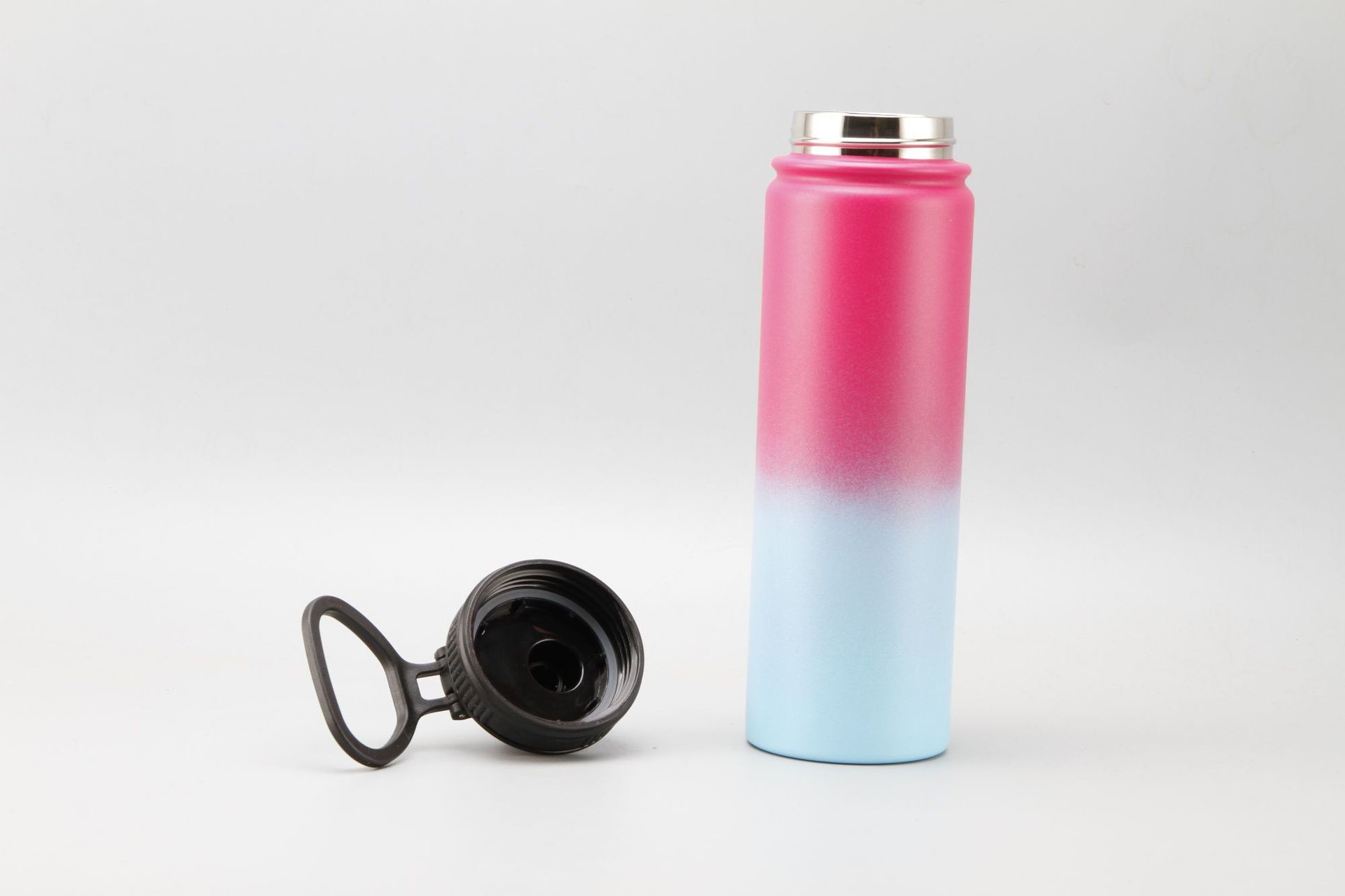 Insulated Water Bottle 12 Oz Double Wall Thermos 700ml Stainless Steel 16-Hour Cold Retention Leakproof Kids Girls Water Bottle For School