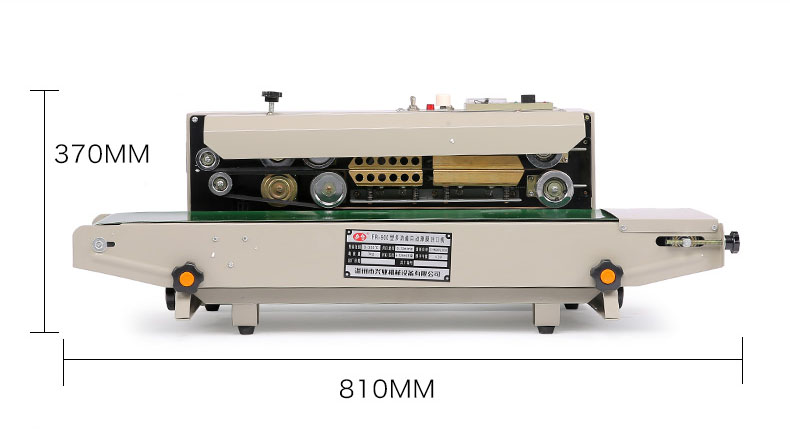 FR-900 Automatic Heat Sealer High Strength For Aluminum Foil Plastic Bags