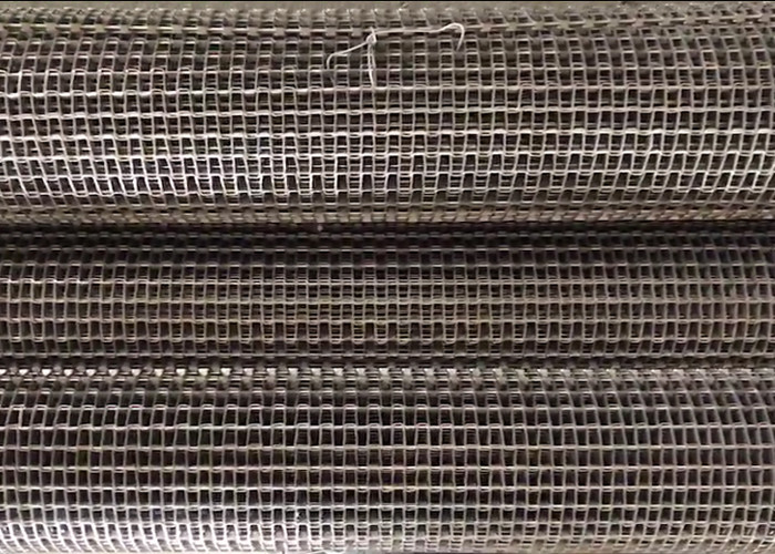 Heavy Load Honeycomb Mesh Conveyor Belt Easy Clean For Product Parts Washing