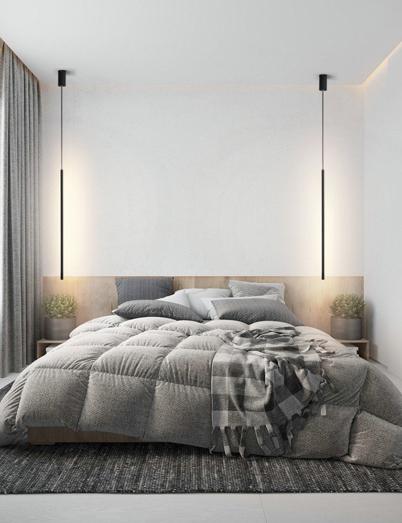 Modern Simple Nordic Wall Lamp For Study Bedroom Or Hotel Living Room, LED Wall Light