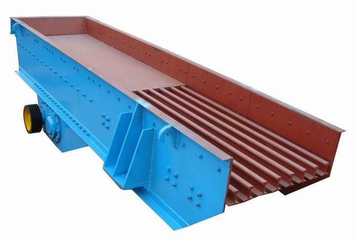 80-560 T/H Electromagnetic Vibratory Feeder / Vibrating Grizzly Screen Machine