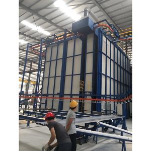  Low-Maintenance Vertical Powder Coating Machine for Aluminum Profiles Manufactures