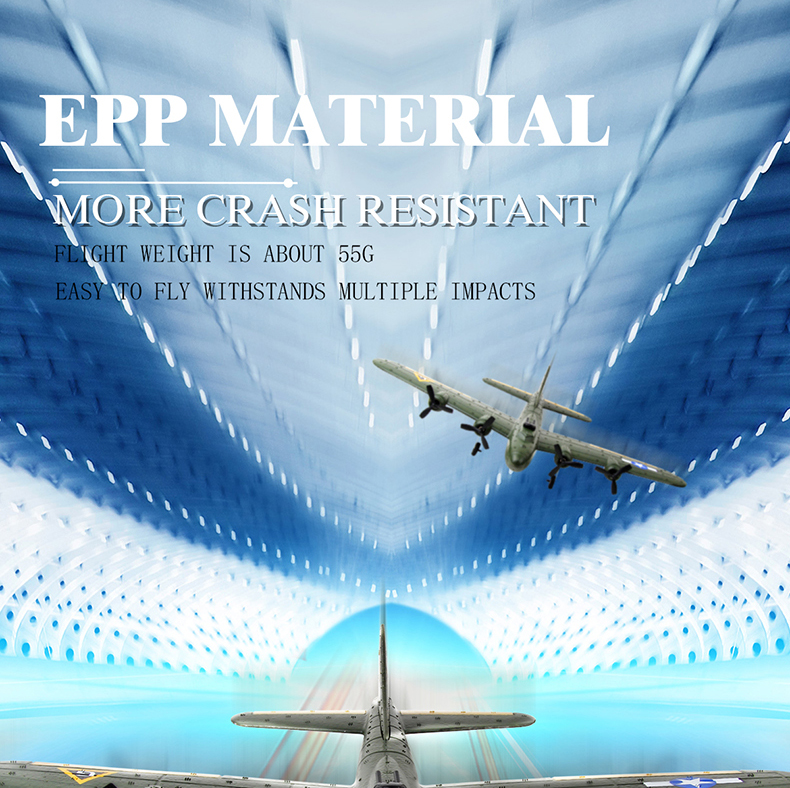 Outdoor Fx817 Rc Plane 2.4ghz 2ch Remote Control Glider Epp Aircraft Toy Electric Fixed Wing B17 Children's Model Christmas Gift