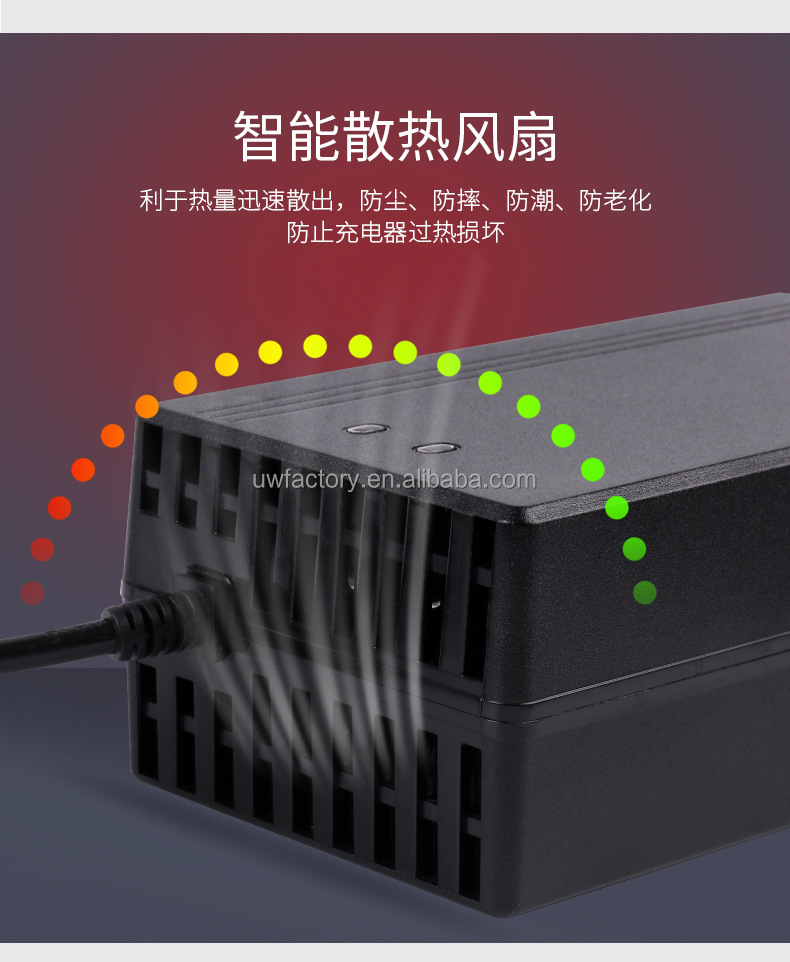 Fast Charger for Electric Bicycle Scooter e-Bike Battery 13S 48V Li-ion Battery Charger 25.2V 29.4V 42V 54.6V 5A 6A 7A 8A