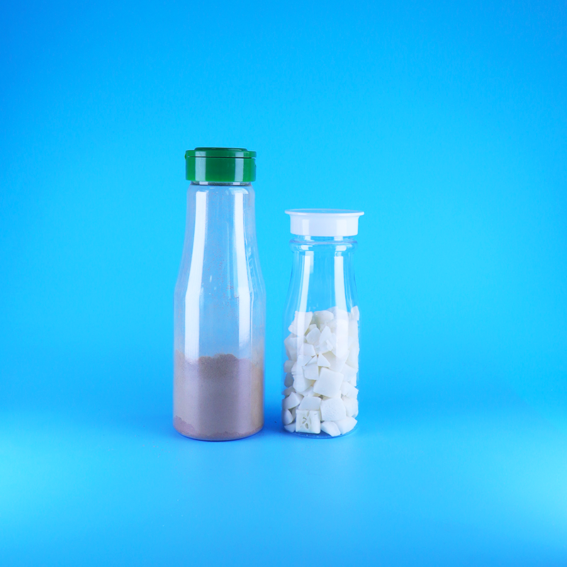 China Spice Flip Top Cap Clear Plastic PET Jar Monosodium Glutamate Black PepperBpa Free on sale