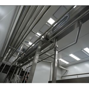 High-speed PLC-controlled Cap Washer For Bottling Line For 60,000 BPH Bottled