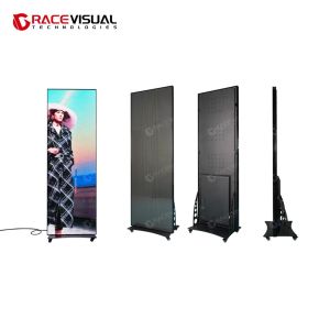 China IP Series P2.5 LED Iposter – Floor-Standing Indoor Display with High Contrast, Smart Mobility, and Versatile Advertising Performance on sale