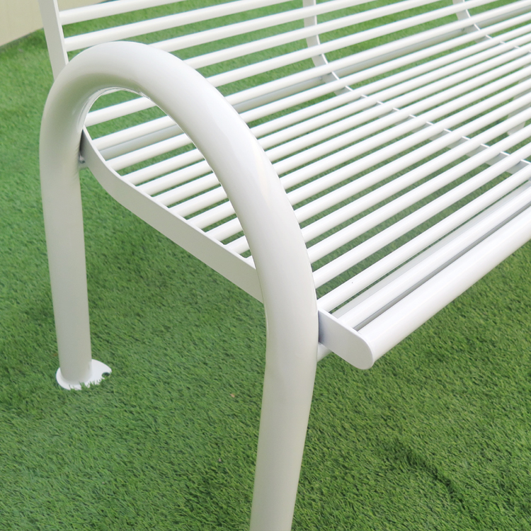 White Street Furnitures L1500xW620xH900mm Outside Metal Bench