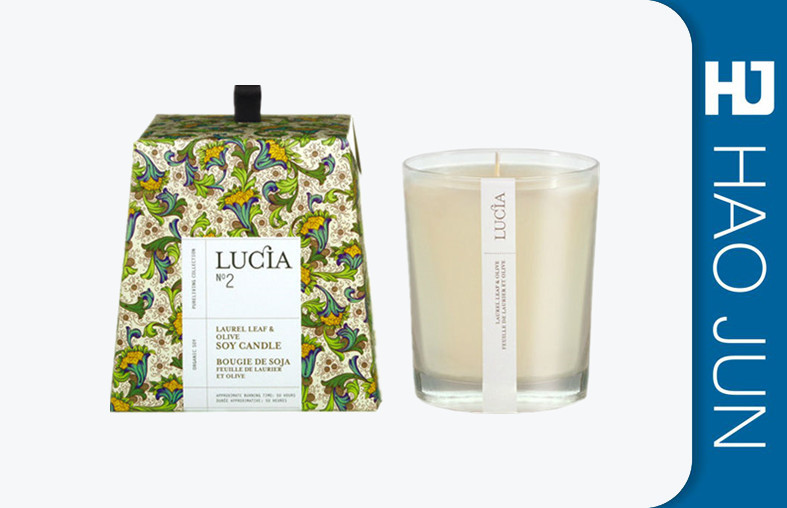 Retail Luxury Candle Box Candle Tube Packaging With Bio - Degradable Materials