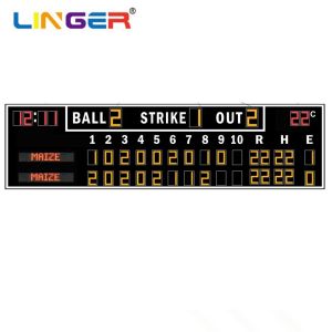 China High Resolution Baseball LED Segment Digit Scoreboard With High Refresh Rate on sale