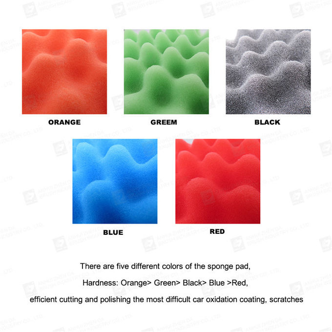 7Pcs Set 260g 6 Inch Car Buffing Pads ISO9001