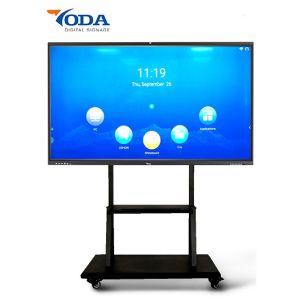 55 Inch LCD Interactive Touch Screen Flat Panel Display