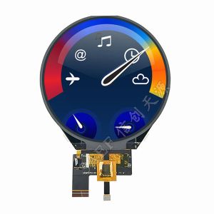 PCAP TFT Display 3.4 Inch Round LCD 3-Lane Mipi Interface 800x800 Dots With CTP
