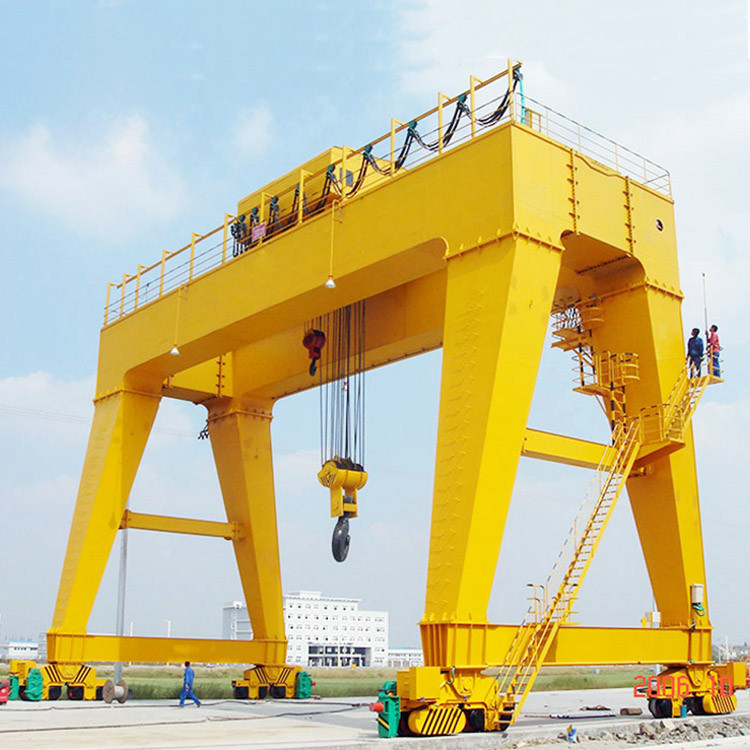 Box Type 30 Ton / 50 Ton Double Girder Overhead Crane For Construction Building