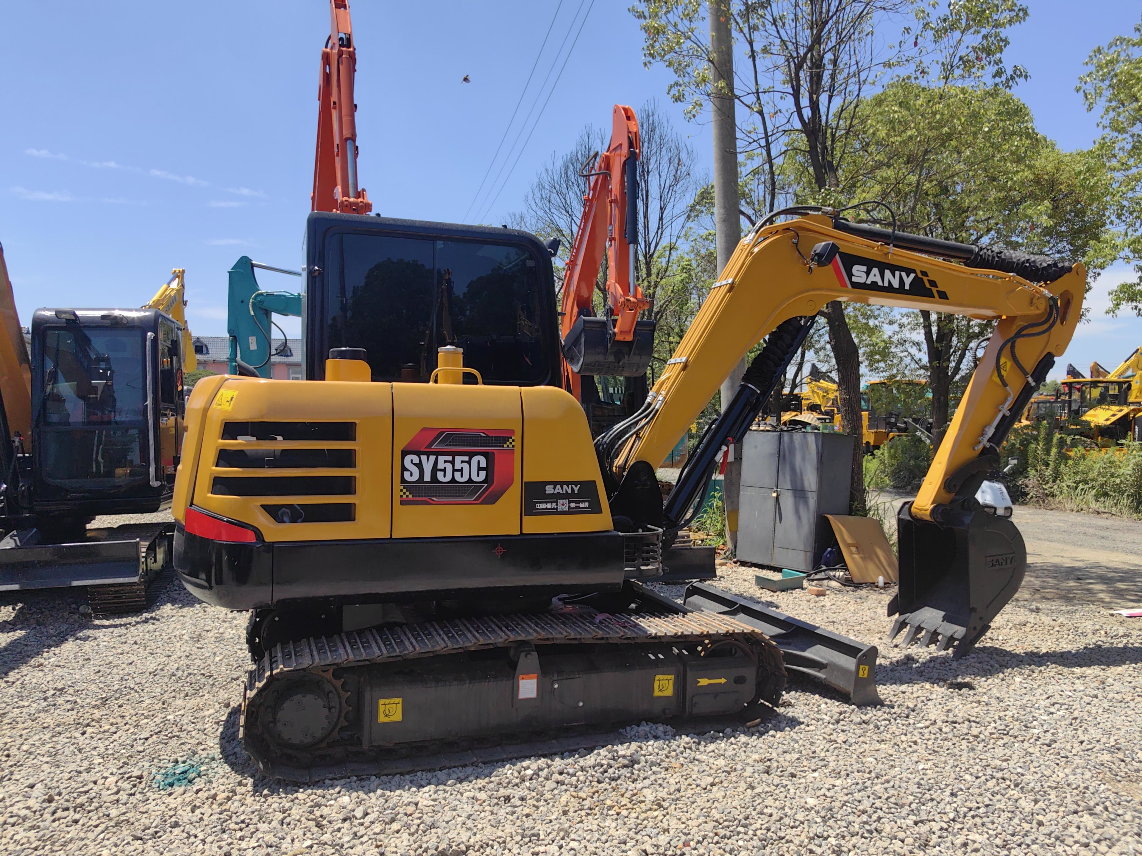 Used Sany 5T Equipment Mini Backhoe Excavator Construction Sany SY55C