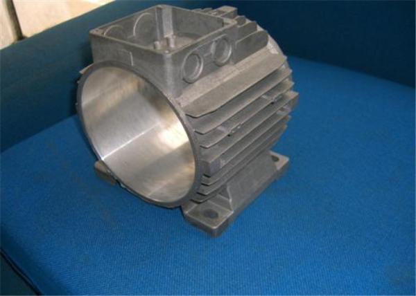 Industrial Control Aluminum Precision Casting Motor Housing Dark Gray Military