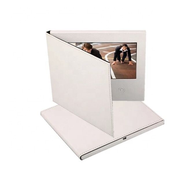 Customized 4.3Inch 5inch 7inch Lcd video brochure Video Book Greeting Card Folder Digital Business Card Wedding Card