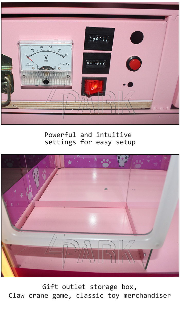 British Style 1 Player Toy Claw Crane Game Machine For Shopping Mall