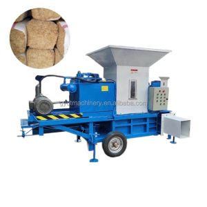 China Electric Automatic Wood Shaving Bale Bags Compress Machines Baler on sale