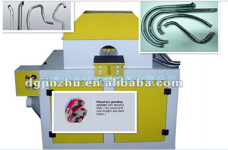 New type curved pipe/bent tube grinding machine