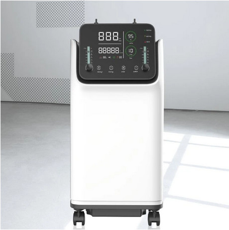 Portable Dual Flow 10L Oxygen Concentrator systems With Nebulizer