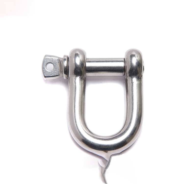 DIN82101 Marine Use Hardware Shackle din 82101 D Shackle With Coller Pin for Lifting