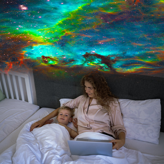 12 HD Film Discs Planetarium Galaxy Projector With Timing Adjustable