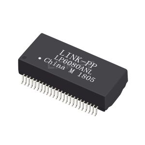 Pulse S558-5500-77 Compatible LINK-PP LP6080ANLE 10/100/1000 Base-T Dual  Port SMD 48PIN PoE+ Lan Transformer Telecom Magnetics