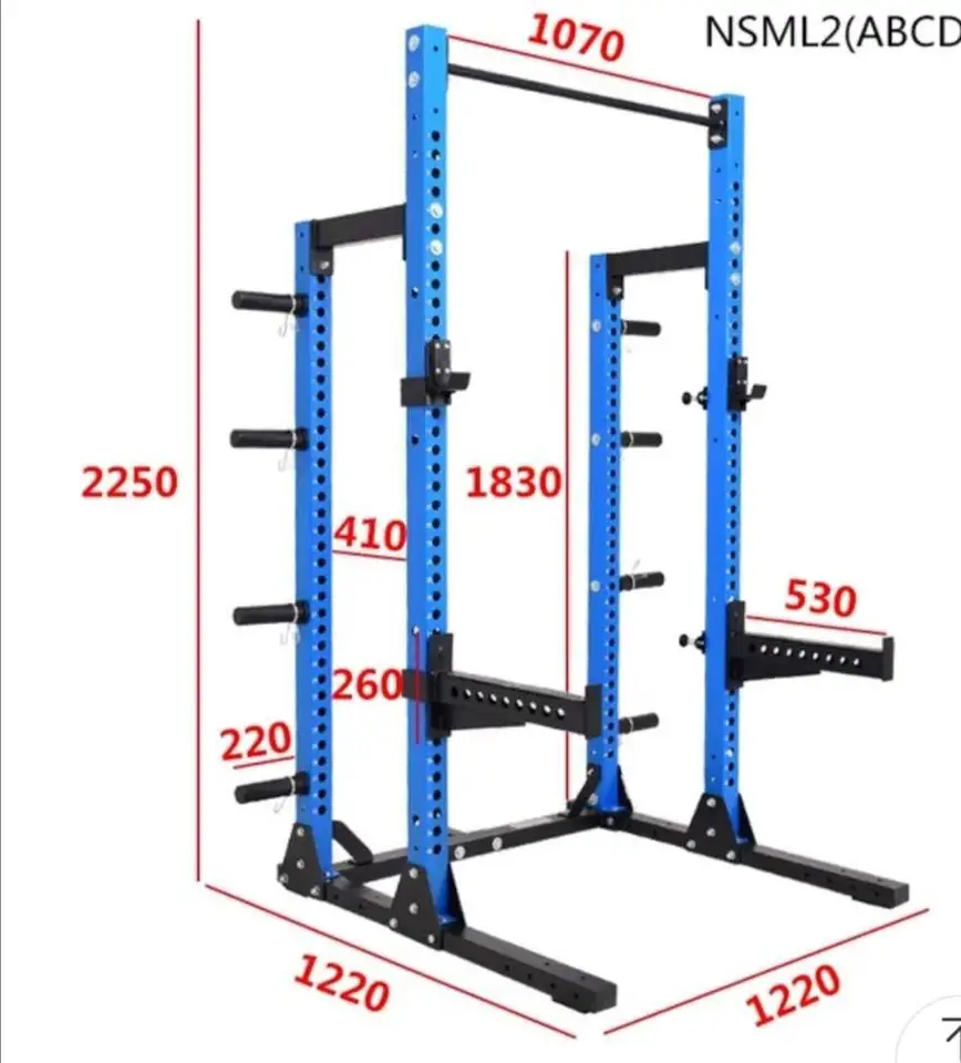 Gym Equipment Training Mutli Function Station Leg Bench Chest Back Press Power Tools Display Racks