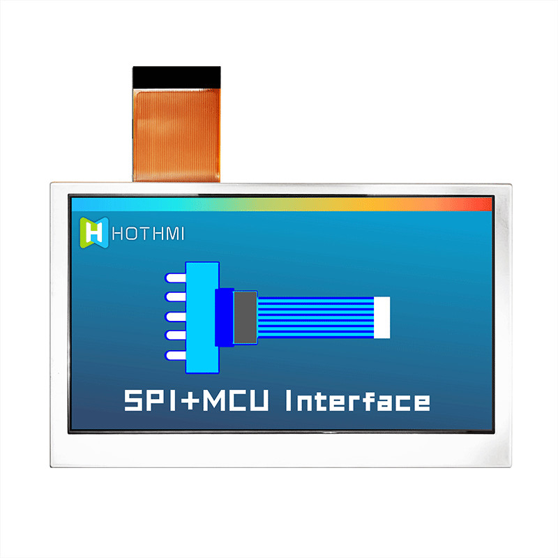 IC ST7262 Color 4.3 Inch TFT LCD Modules 800x480 TFT-H043A12SVILT5N40