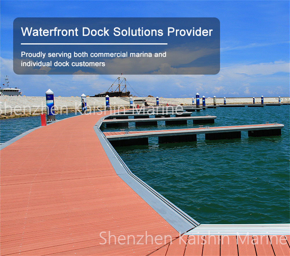 LLDPE EPS Foam Marine Floating Docks Rotational Molding For Floating Pontoons