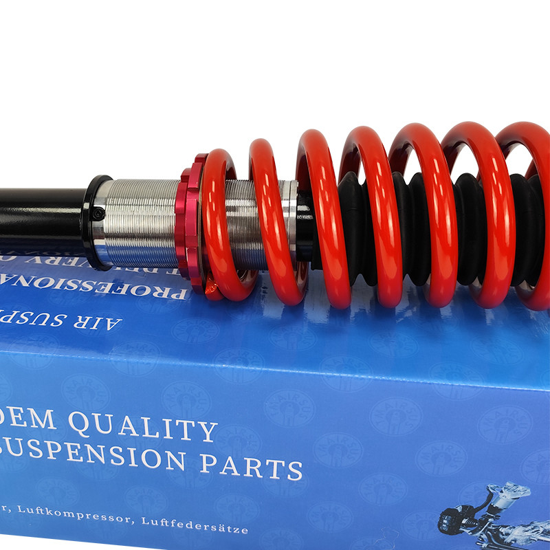 Adjustable Steel Air Suspension To Coil Spring Conversion Kit For Vehicle Rear Replacement