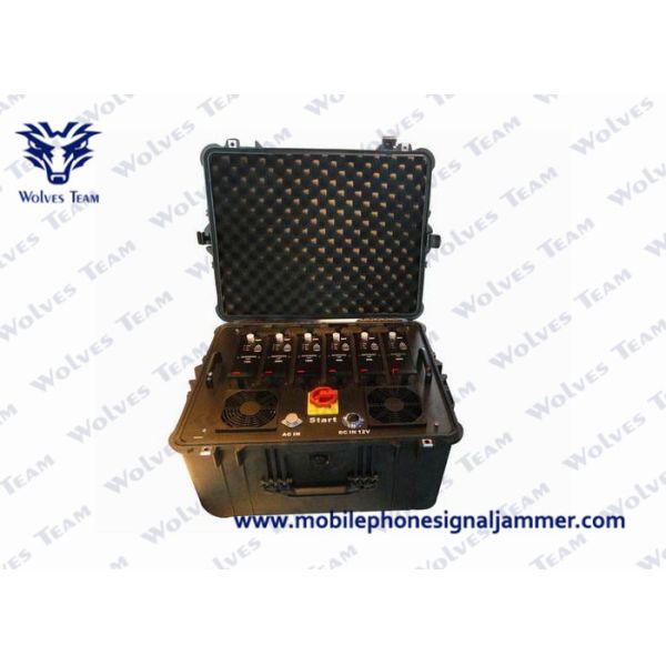 China 300W High Power Drone Signal Jammer , 6 Channels Signal Jamming Device  on sale China 300W High Power Drone Signal Jammer , 6 Channels Signal Jamming Device  on sale