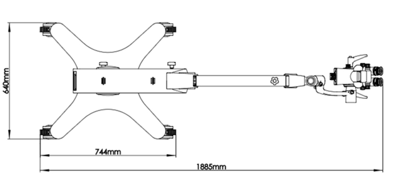 One Head Surgical Operating Microscope 0-200° Manual Zoom 2.5x~21x Dental ENT A41.1925