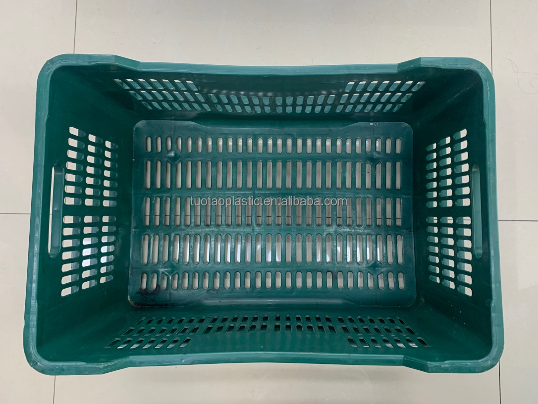 ECO Friendly Style Plastic Crates for Vegetable and Fruit Storage PP Mesh Construction