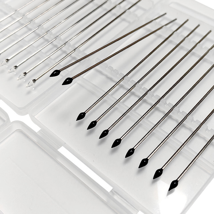 Black ESD Pointed Silicone Head Gel Sticky Swab For Cleaning SMT