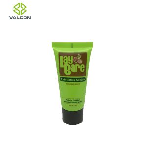 Offset Printing Empty Plastic Tubes End Sealed Exfoliating Cream Use