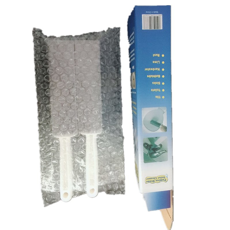 24CM Pumice Stone Brush Home Bathroom Accessories Toilet Bowl Cleaner With Handle