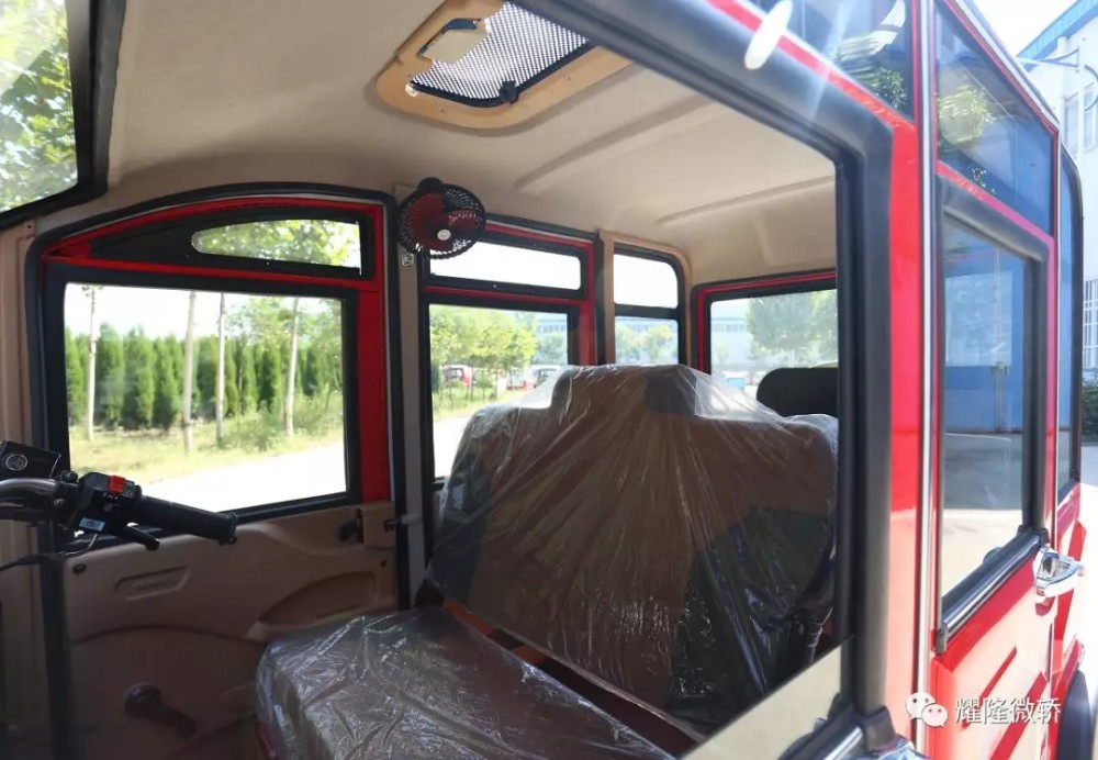 Adult Gasoline Tuk Tuk Moto Three Wheeled Cabin Tricycle