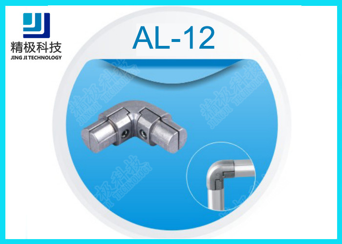 RoHS Round 90 Degree Elbow Aluminum Pipe Connection Aluminum Tubing Joints AL-12