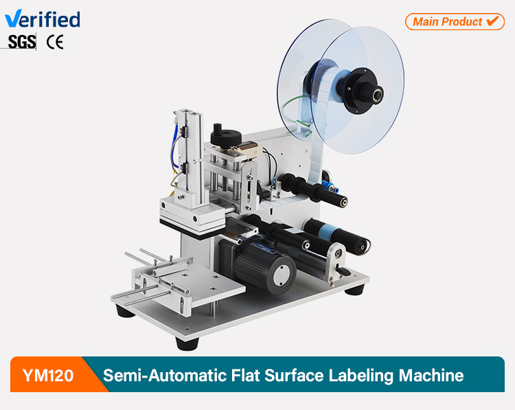 YIMU Packaging Machine Carton Box Corner Warp Labeller Flat Surface Pasting Labeling Machine