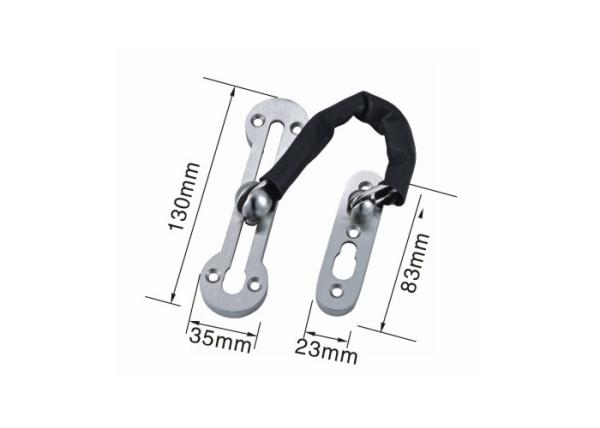 Furniture Interior Door Latch , Disengages Easily Door Bolt Lock Latch Safe